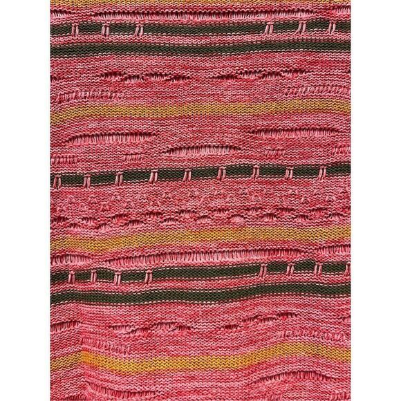 Soft Surroundings Pink Textured Knit Crew Neck Sweater sz PL EUC - Picture 7 of 9